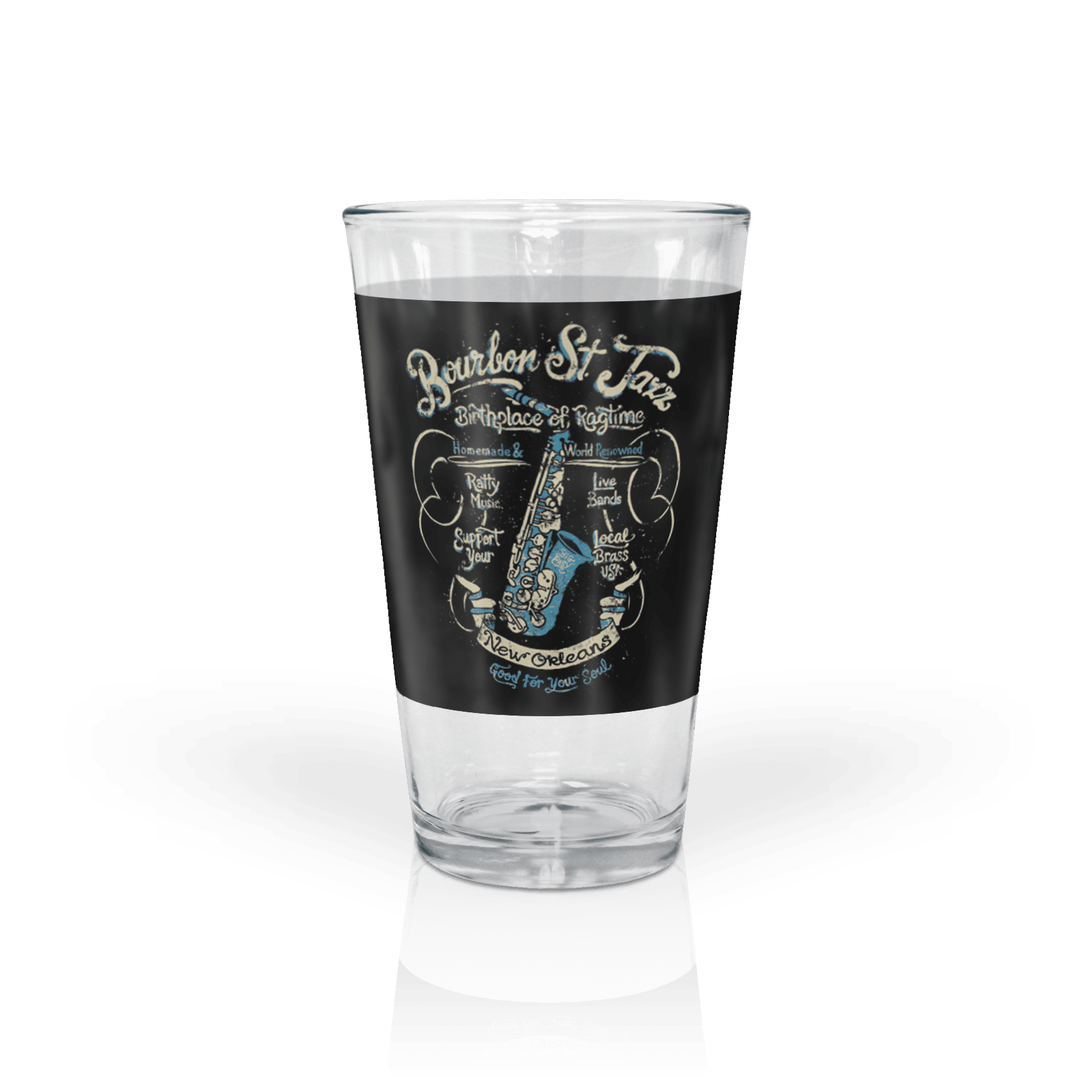 Clear 16 oz Pint Glass
