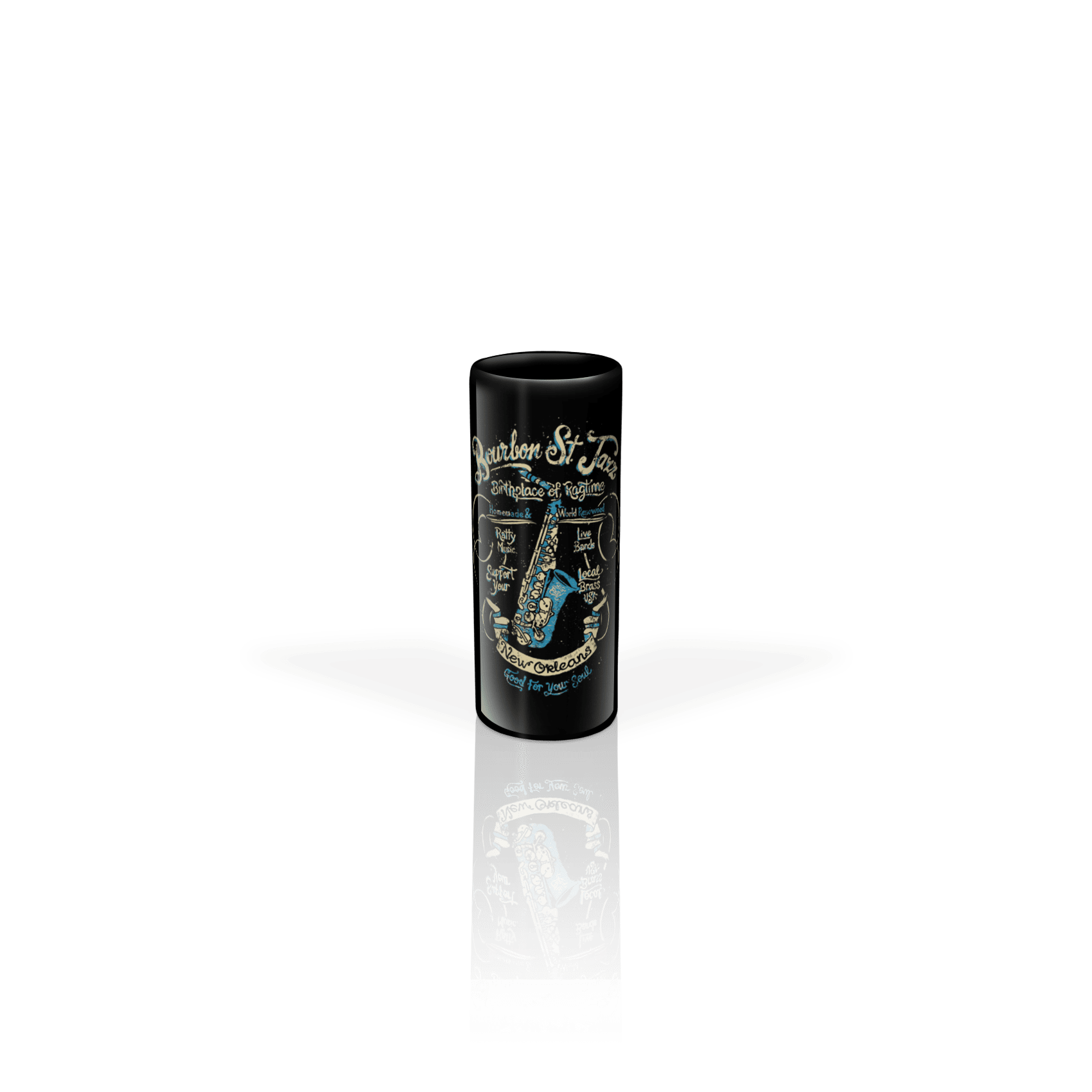 Ceramic Shooter 3oz Black