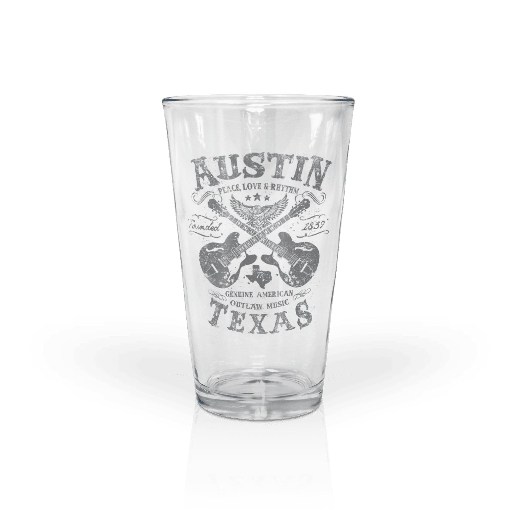 Clear 16 oz Pint Glass