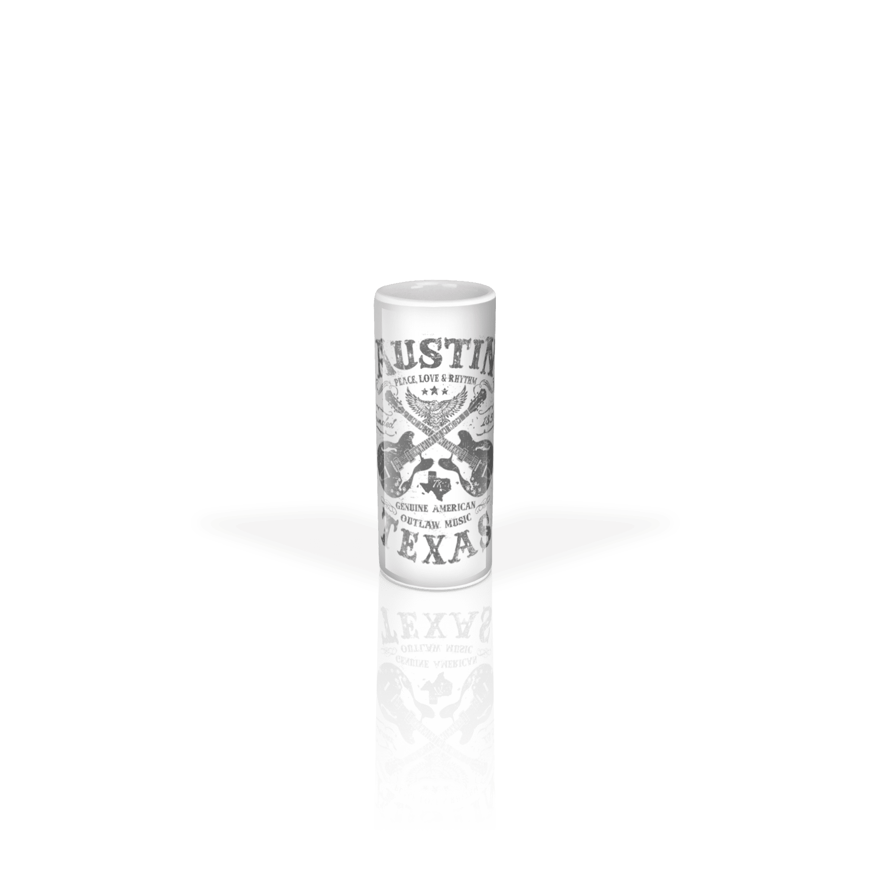 Ceramic Shooter 3oz White