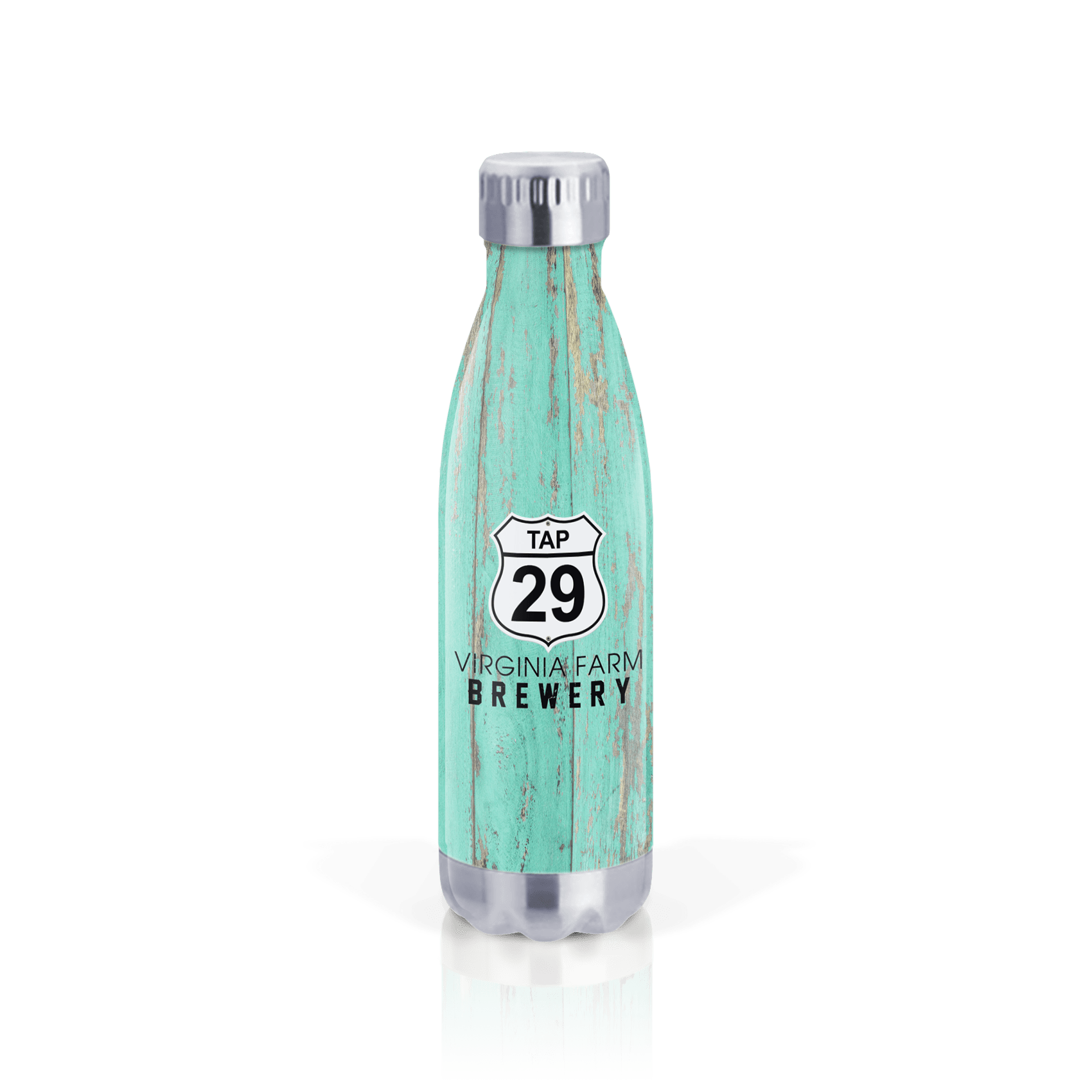 Tap 29 Logo on Aqua Wood
