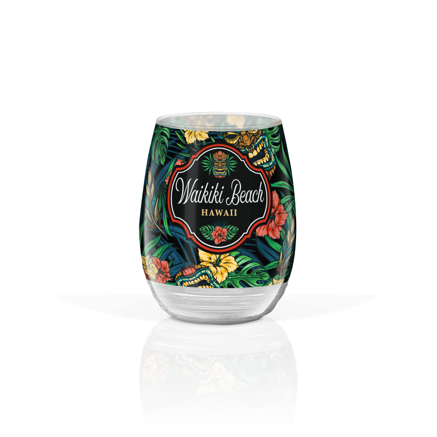 Tiki and Hibiscus