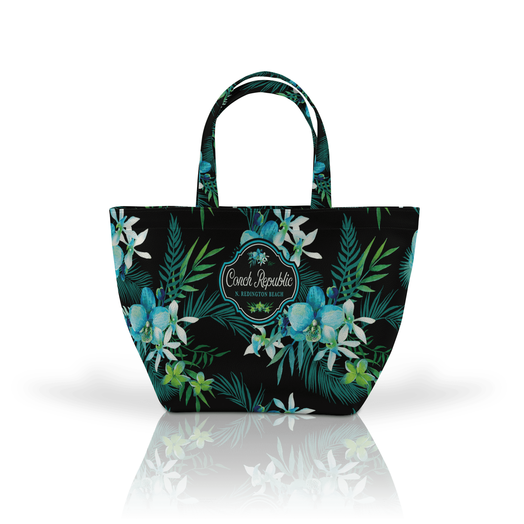 Tropical Cyan On Black