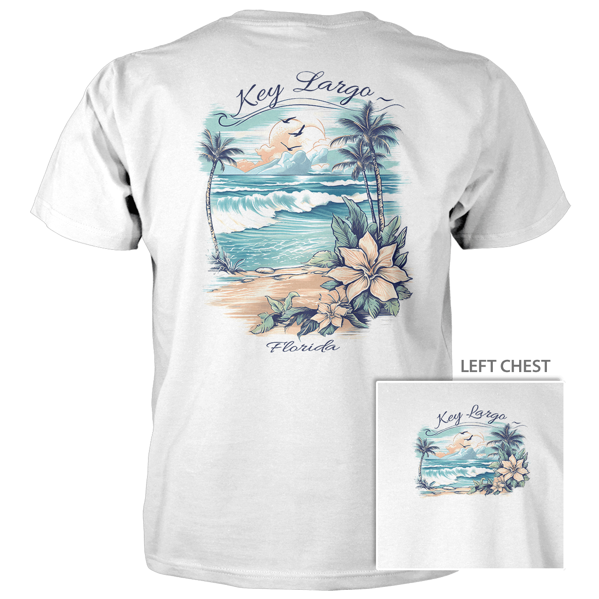 Tropical Pastel Beach
