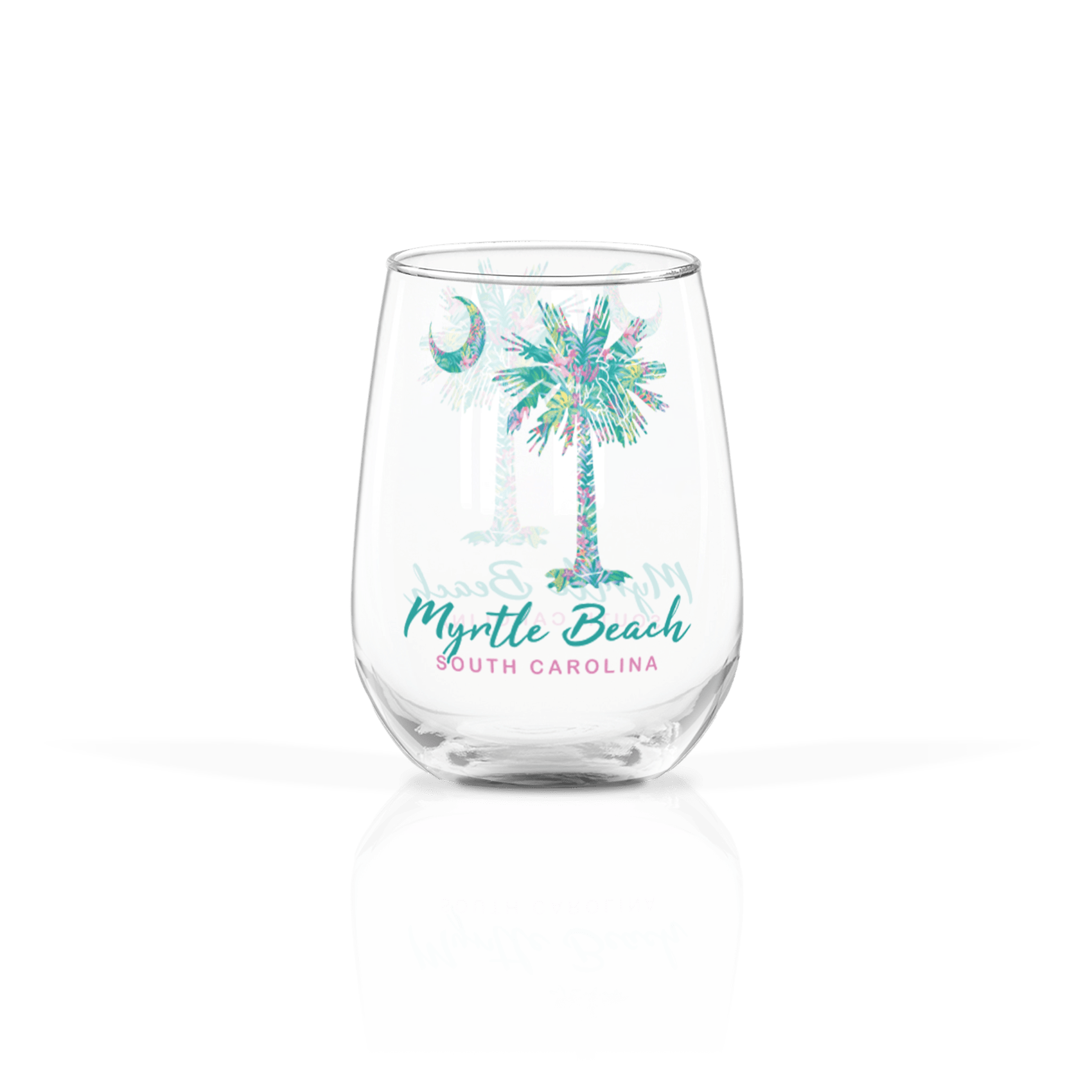 Clear 17oz Stemless Wine Glass