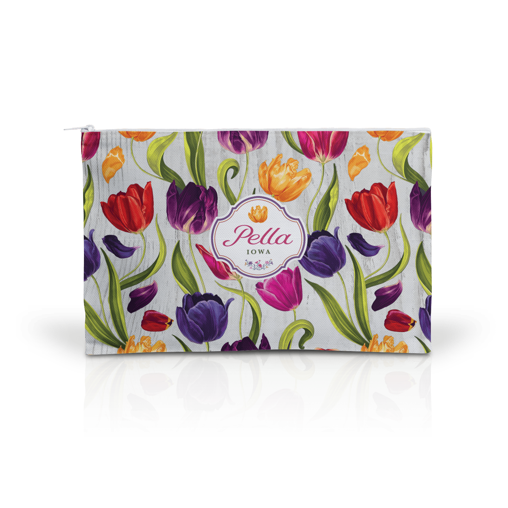 Tulips on Wood