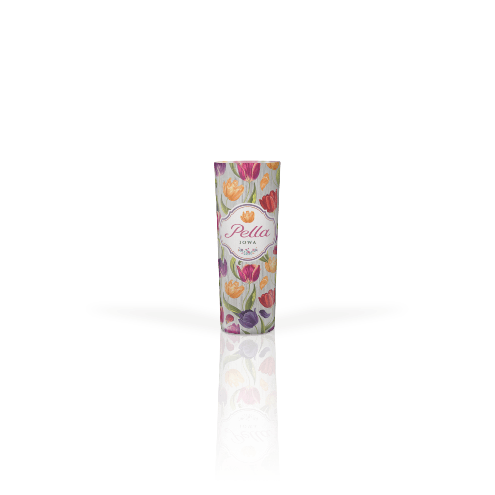 Tulips on Wood