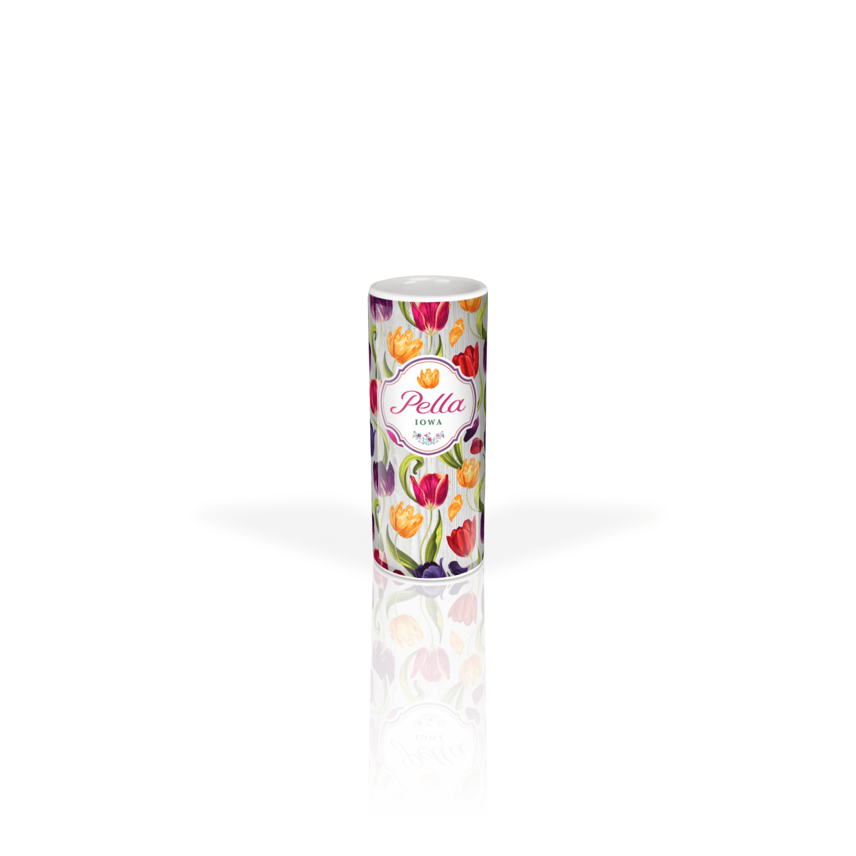 Tulips on Wood
