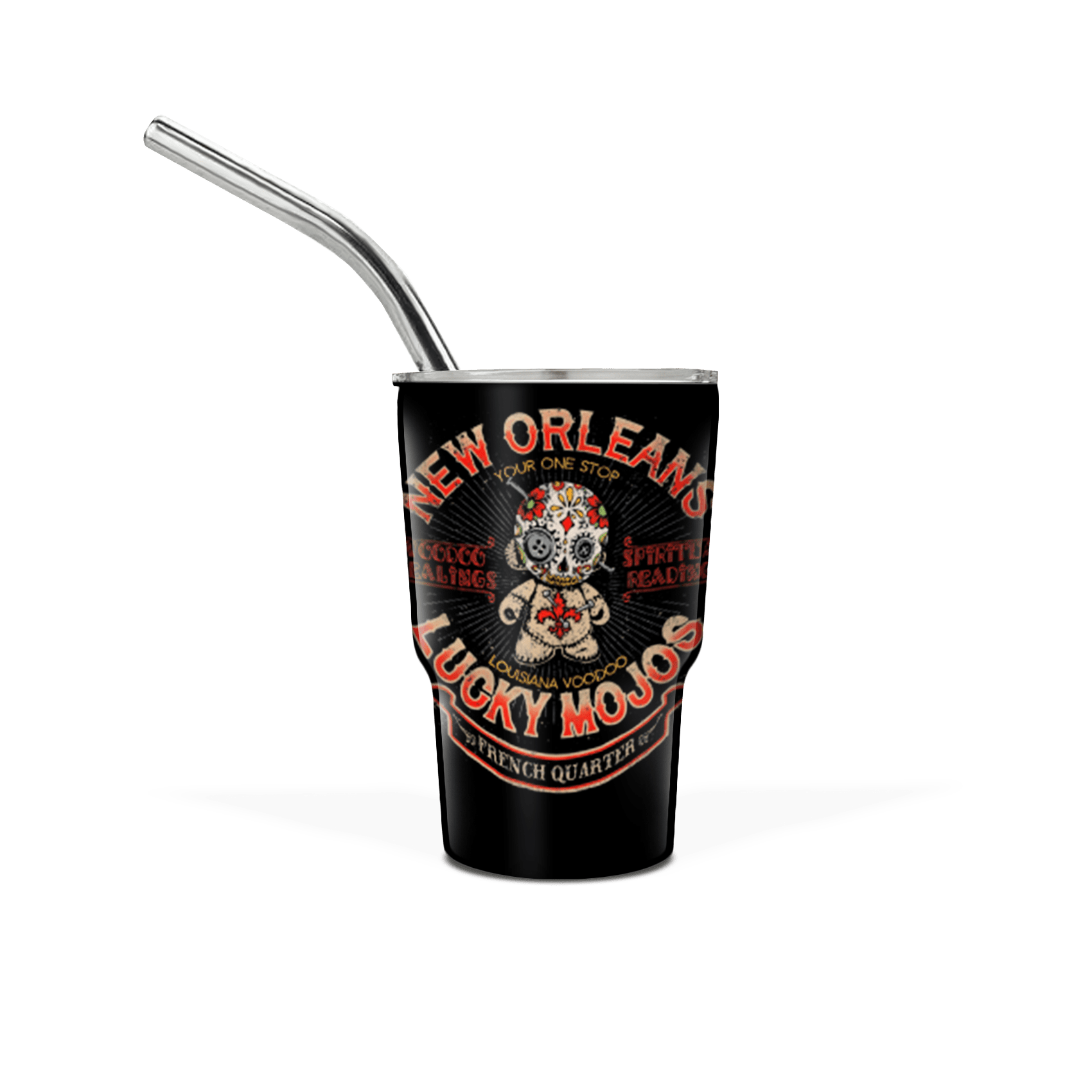 Mini 3 oz Tumbler with Straw