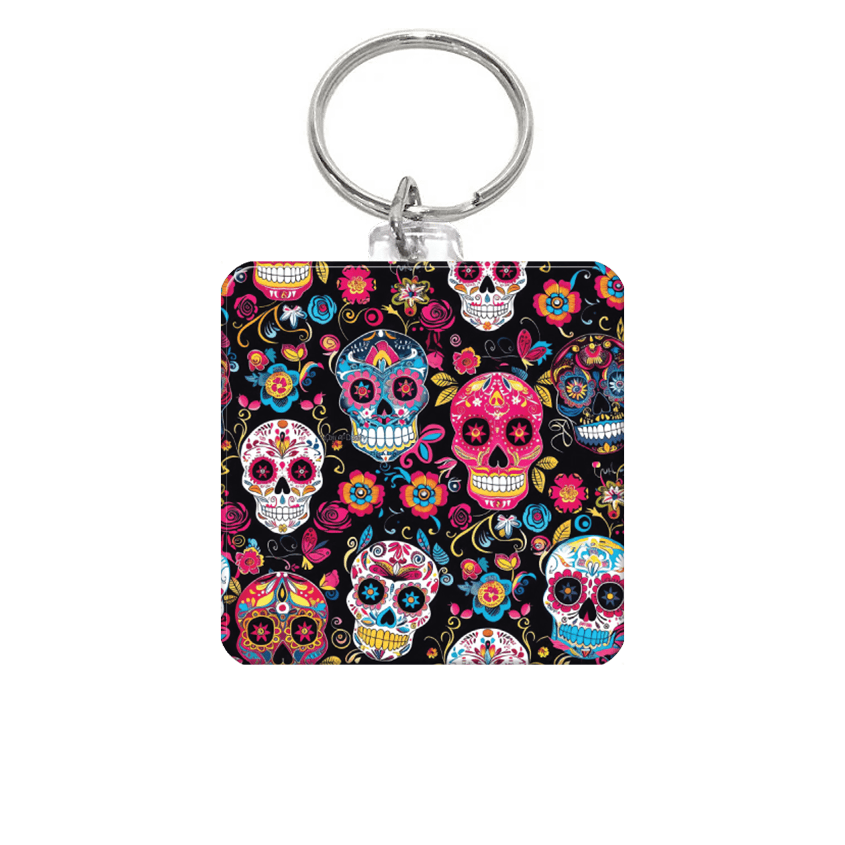 Vibrant Fiesta Skulls