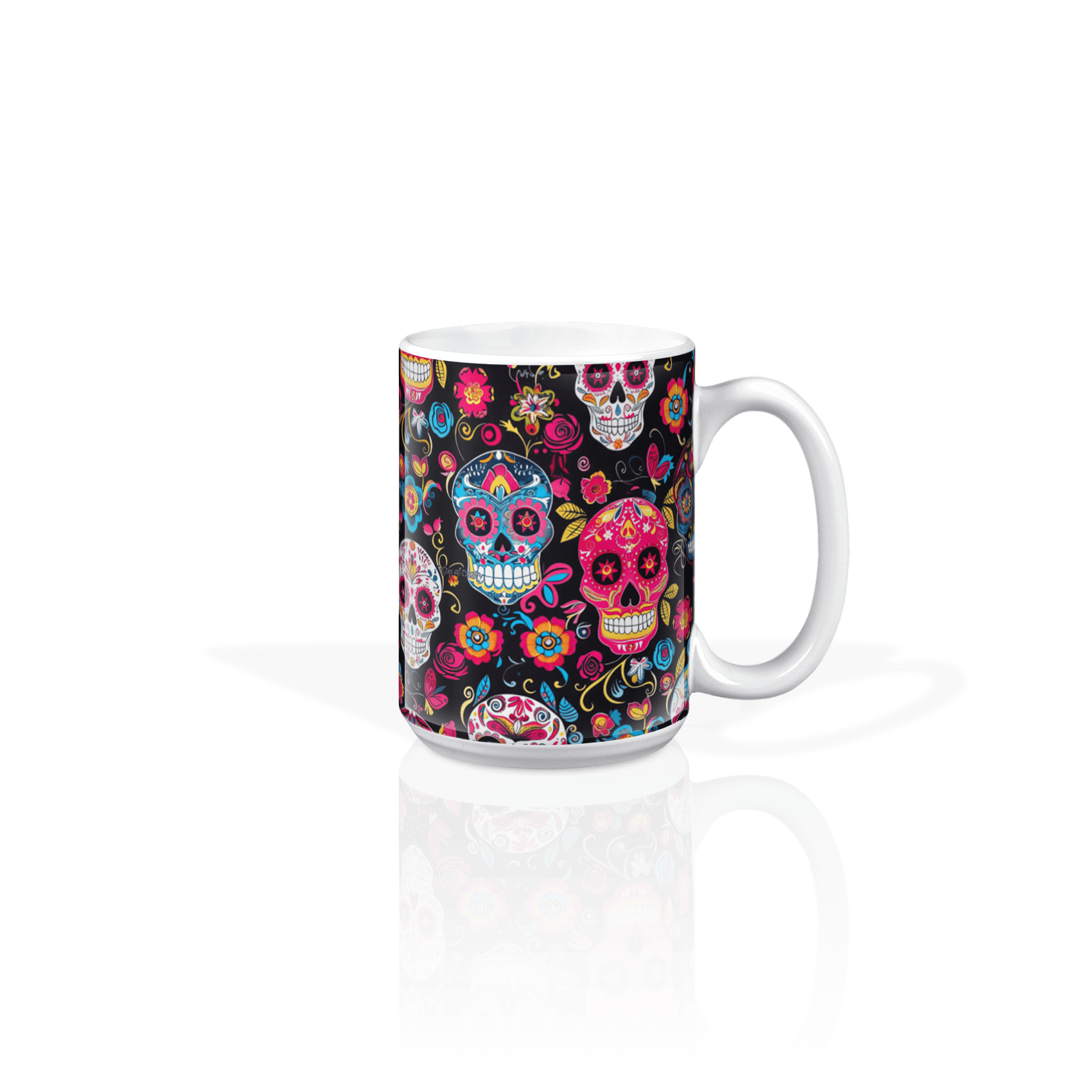 Vibrant Fiesta Skulls