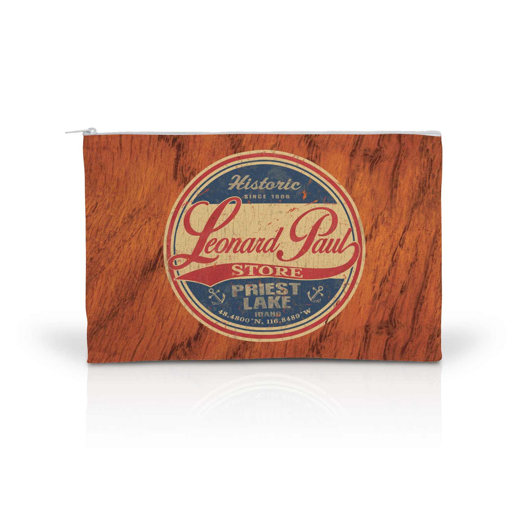 Vintage Label on Wood