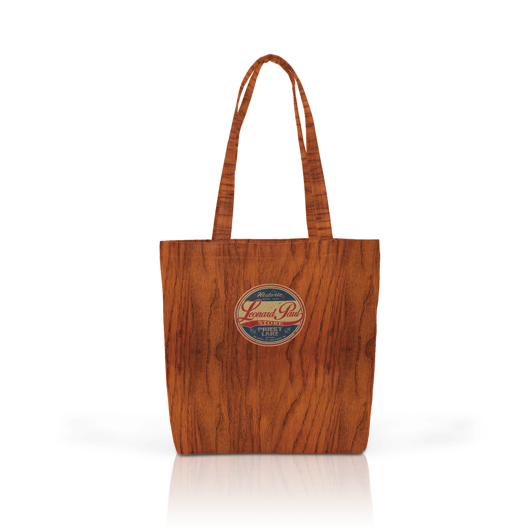 Vintage Label on Wood