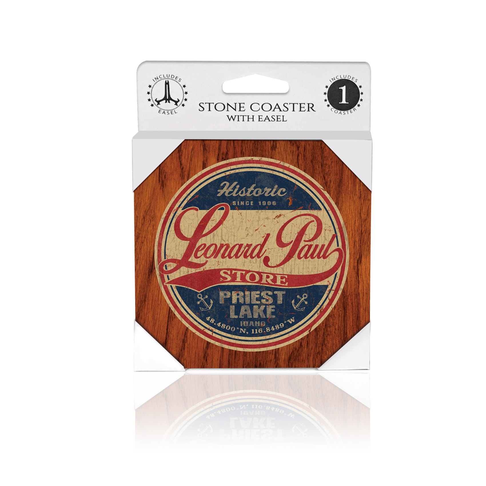 Vintage Label on Wood