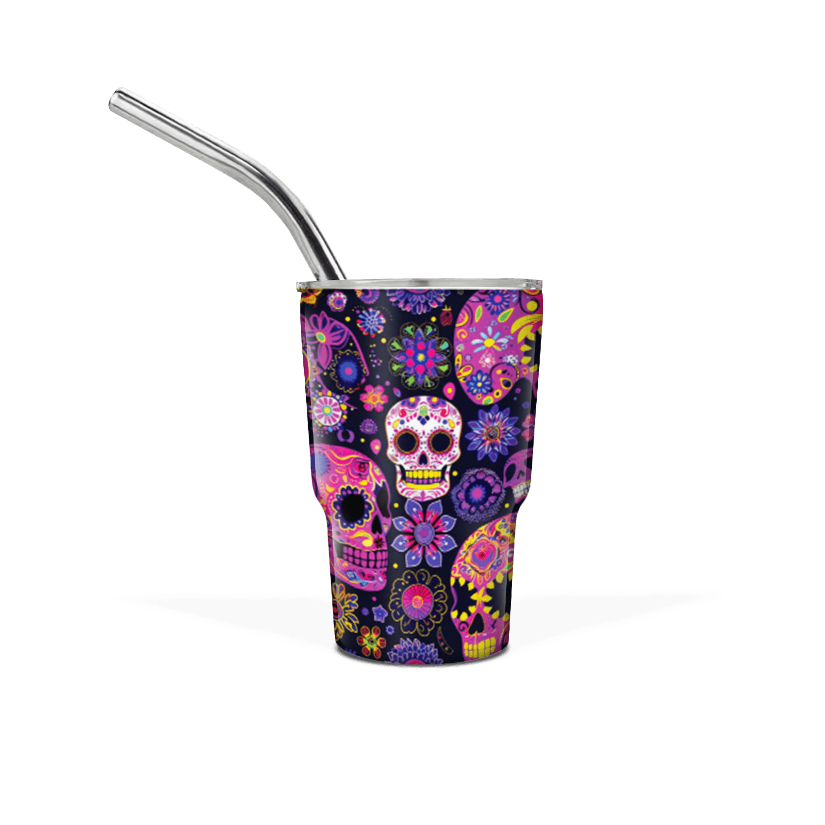 Vibrant Skull Fiesta