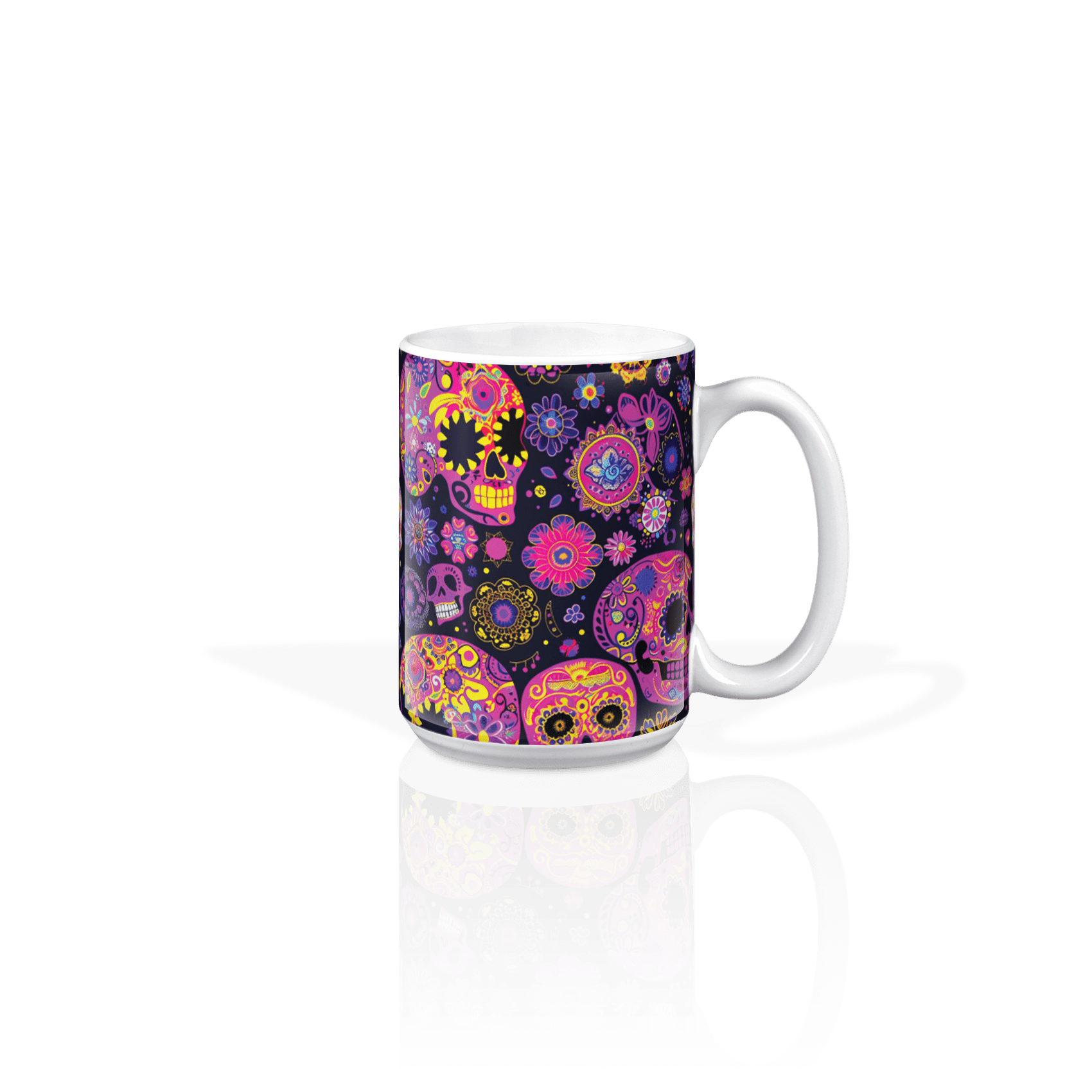 Vibrant Skull Fiesta