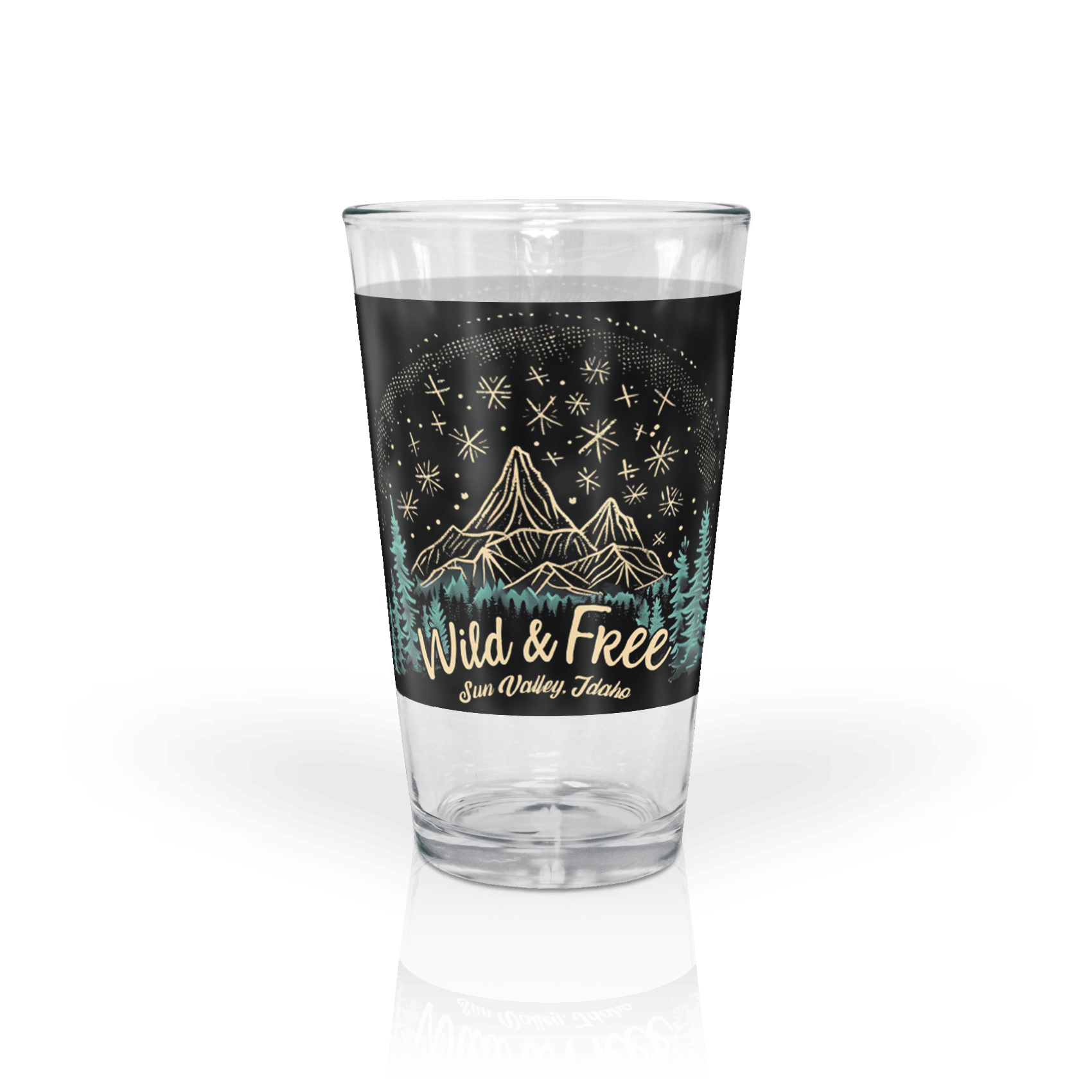 Clear 16 oz Pint Glass