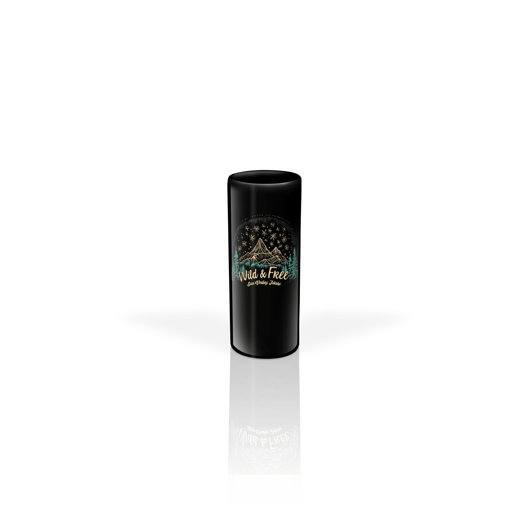 Ceramic Shooter 3oz Black