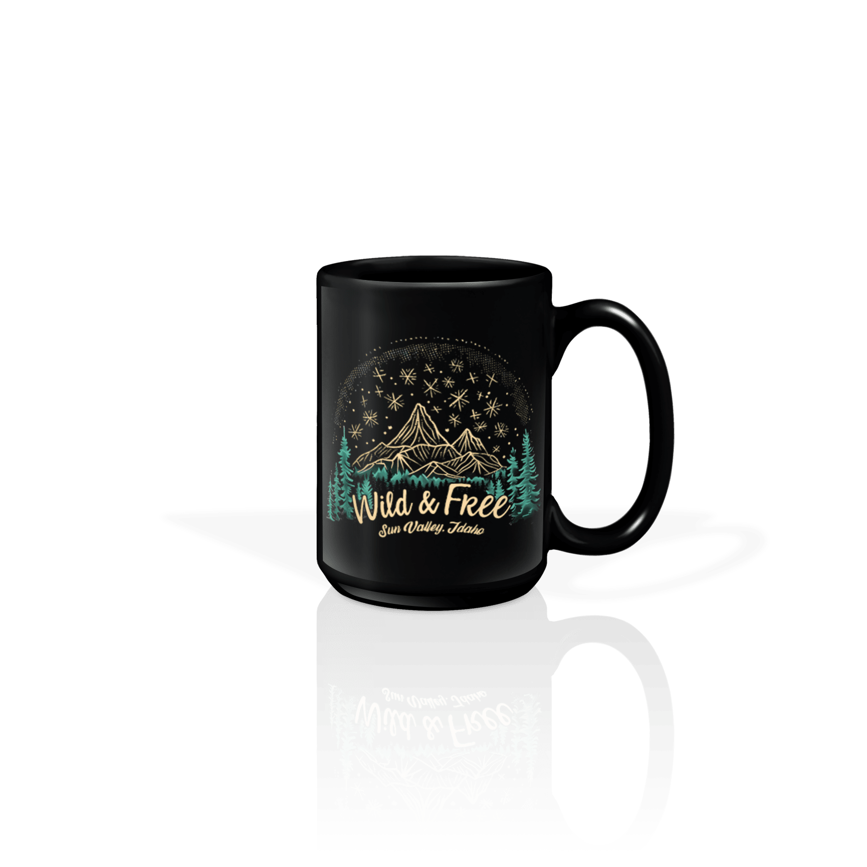 Ceramic 15oz Mug Black
