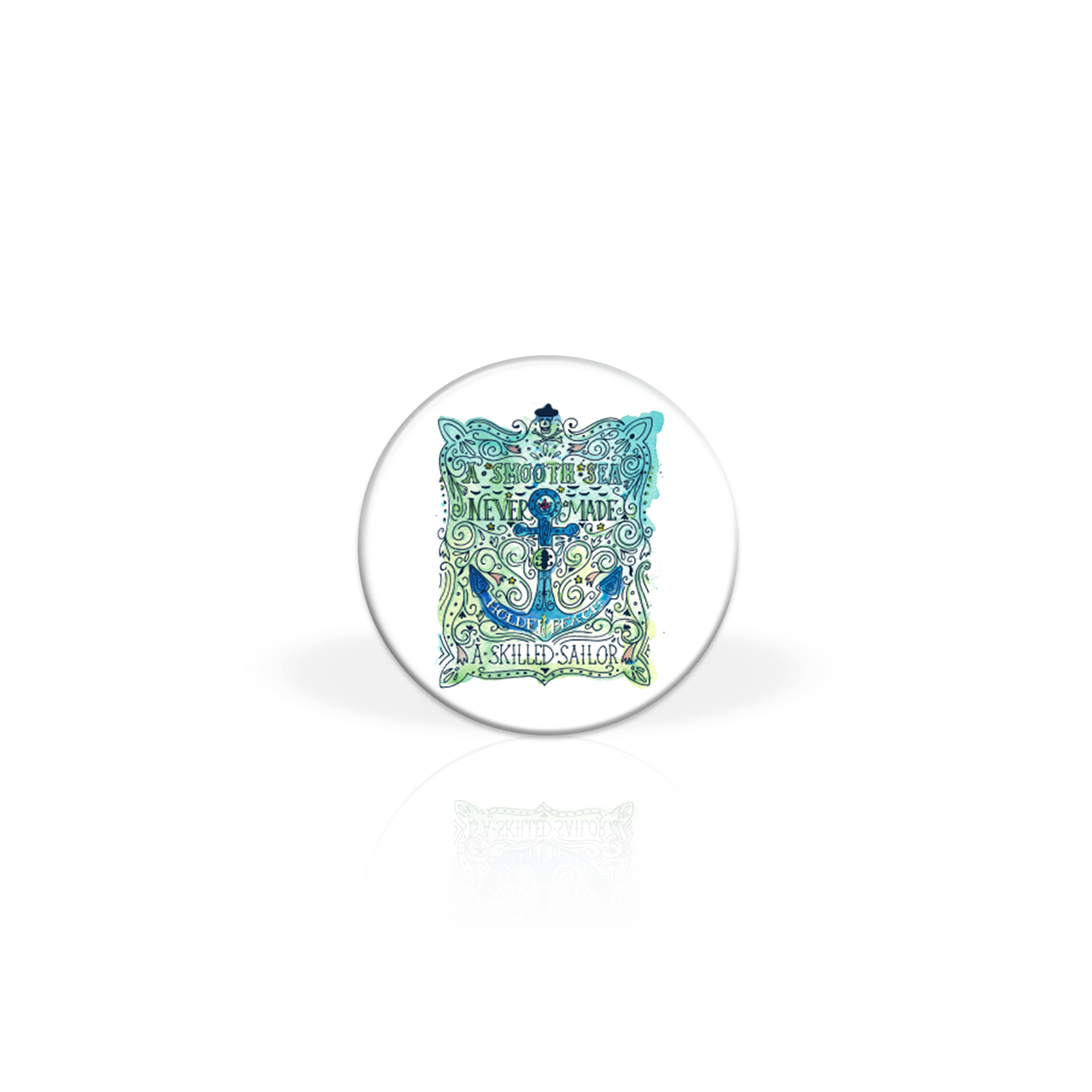 Watercolor Nautical Anchor