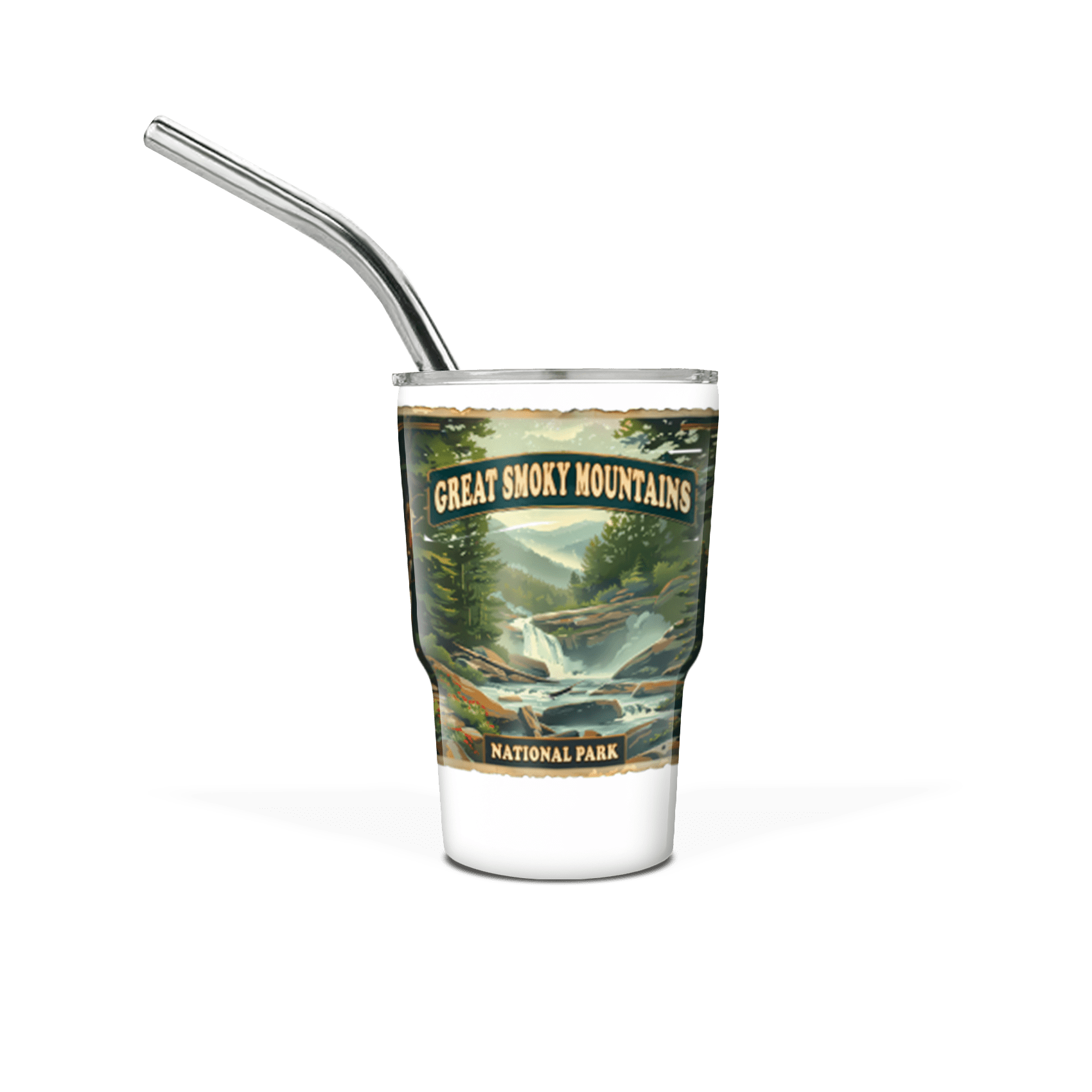 Mini 3 oz Tumbler with Straw