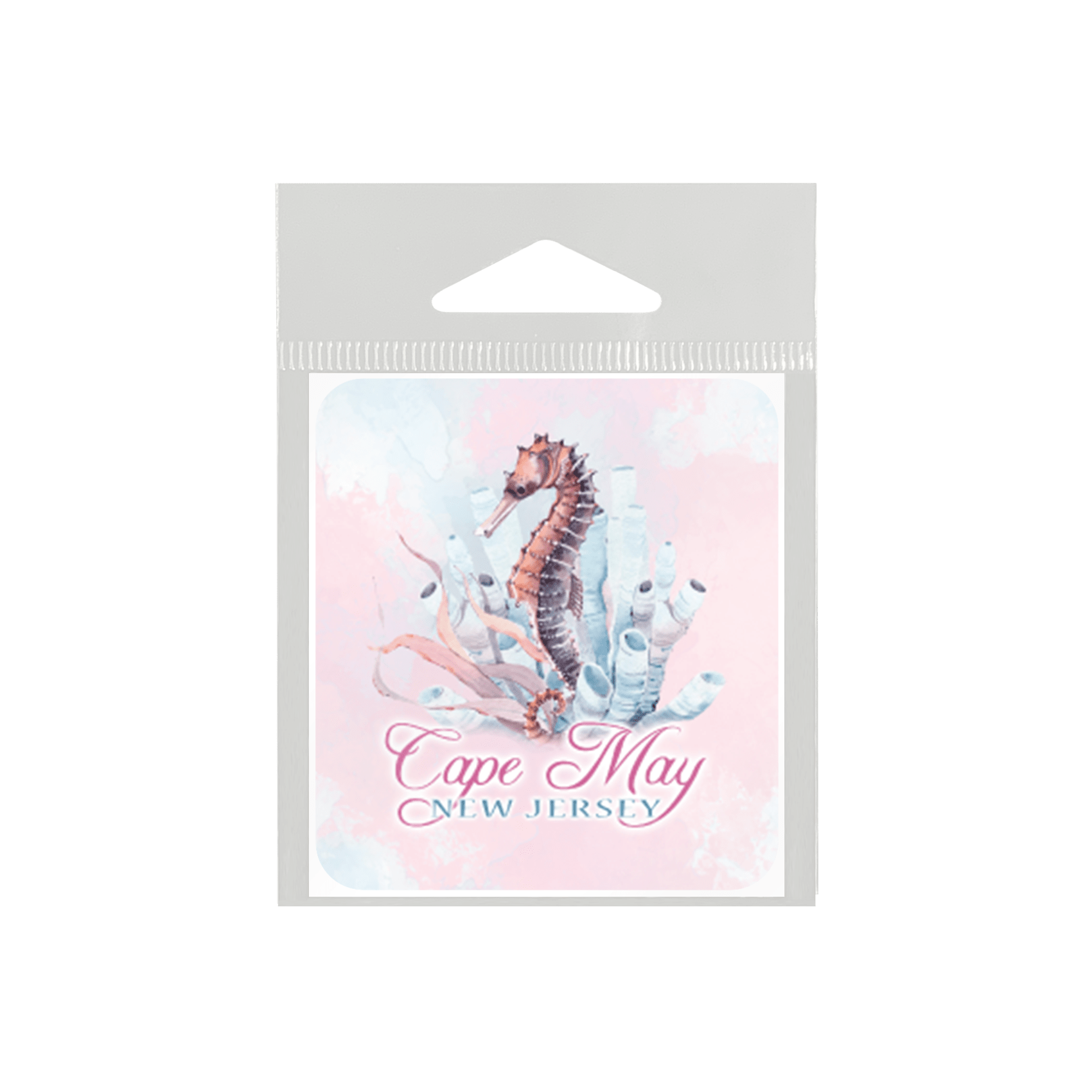 WC Seahorse and Coral Tie Dye