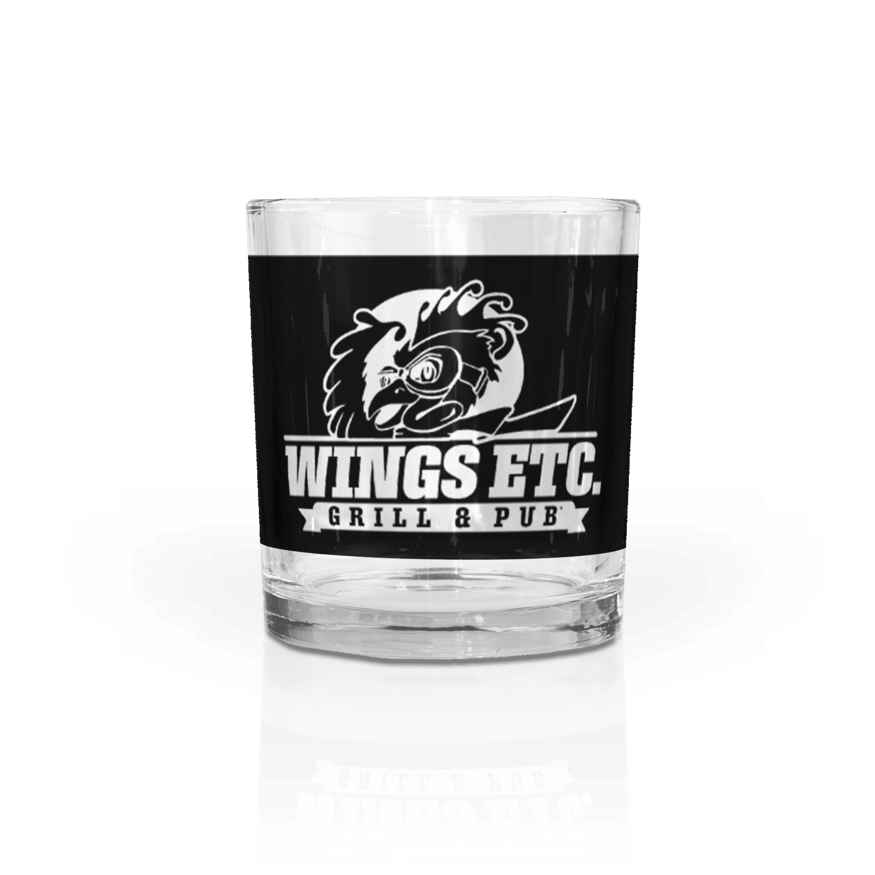Wings Etc White Logo