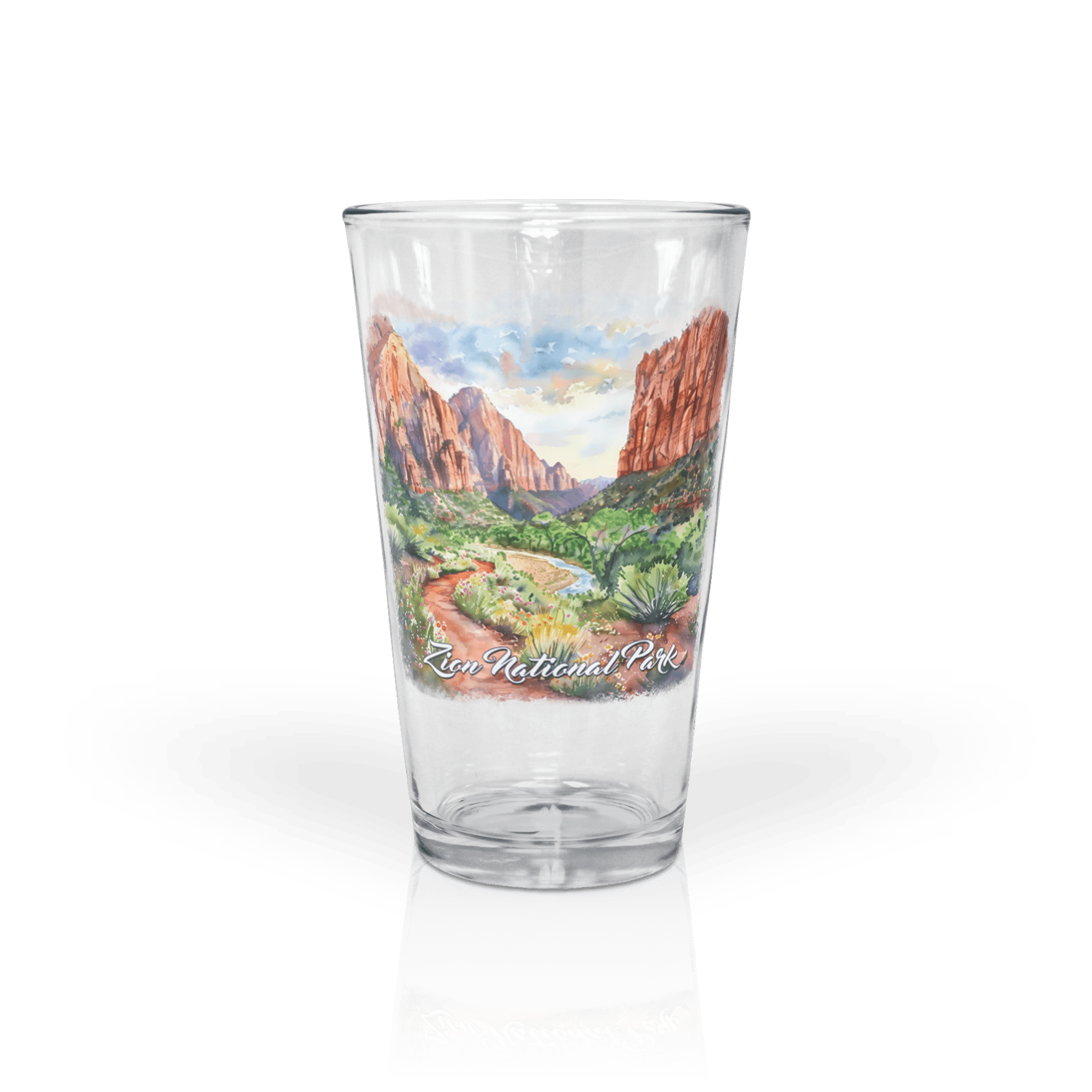 Watercolor Zion National Park
