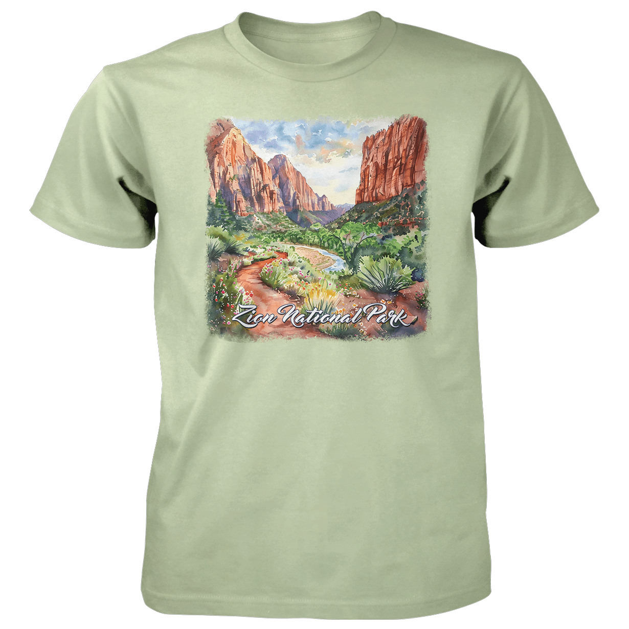 Watercolor Zion National Park