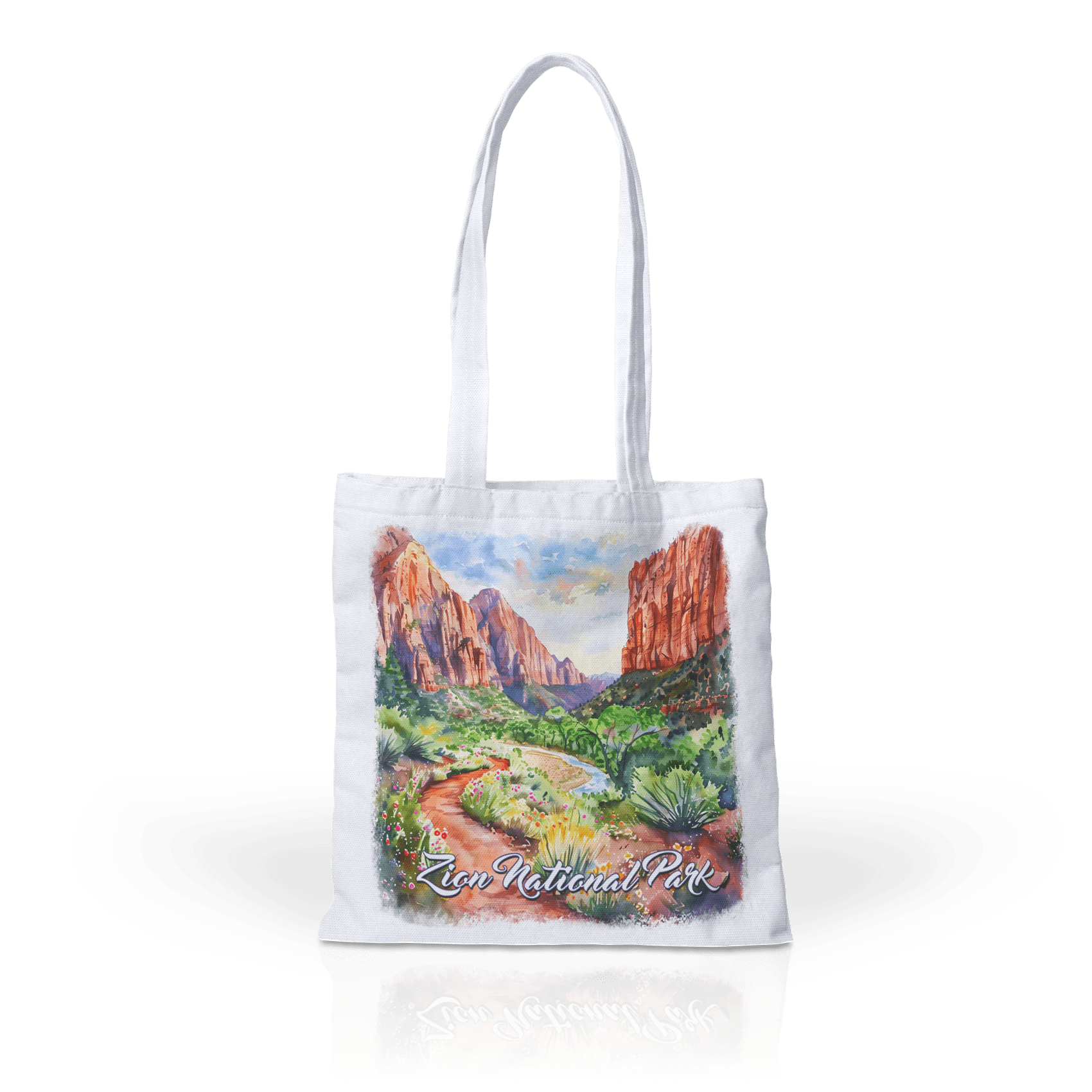 Watercolor Zion National Park