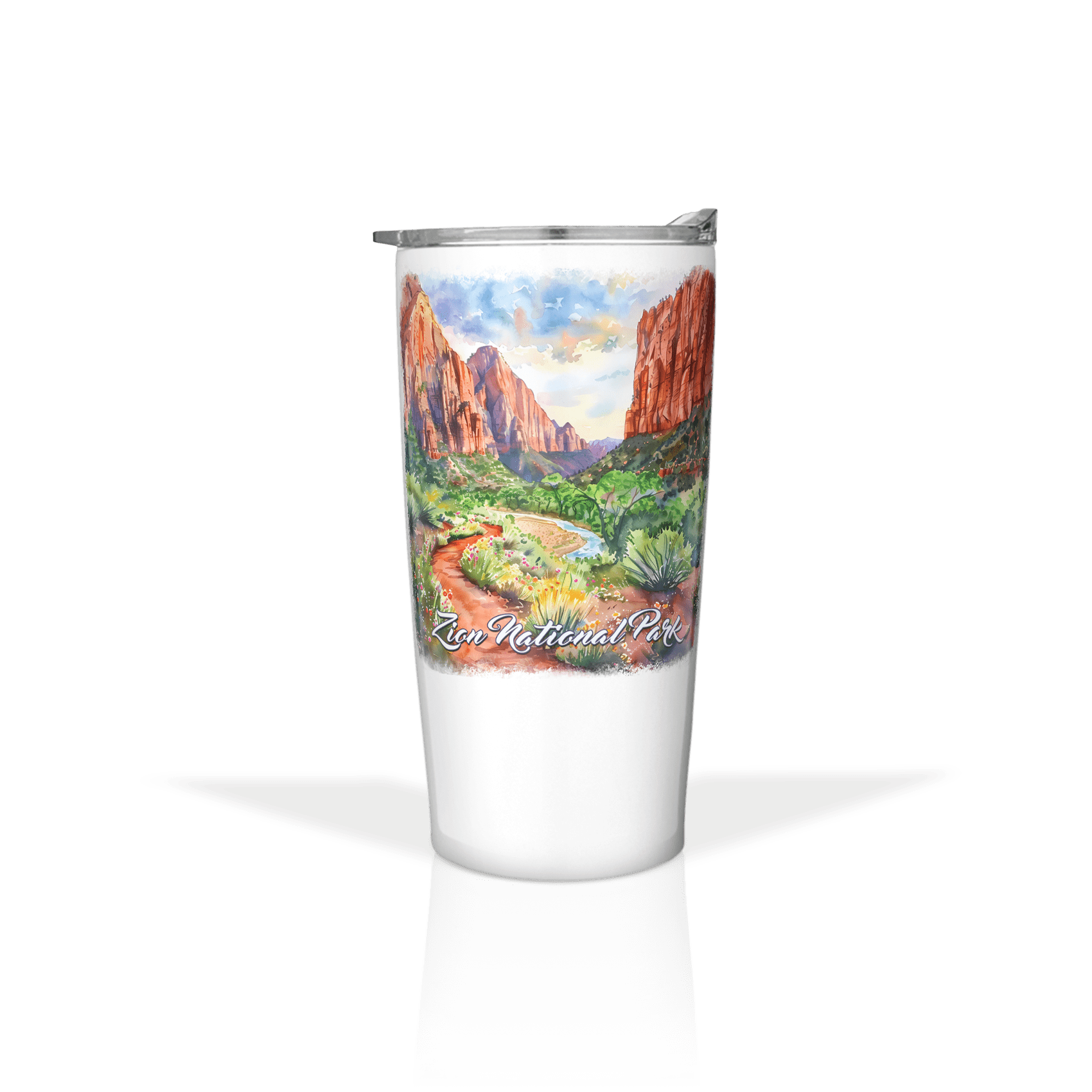 Watercolor Zion National Park