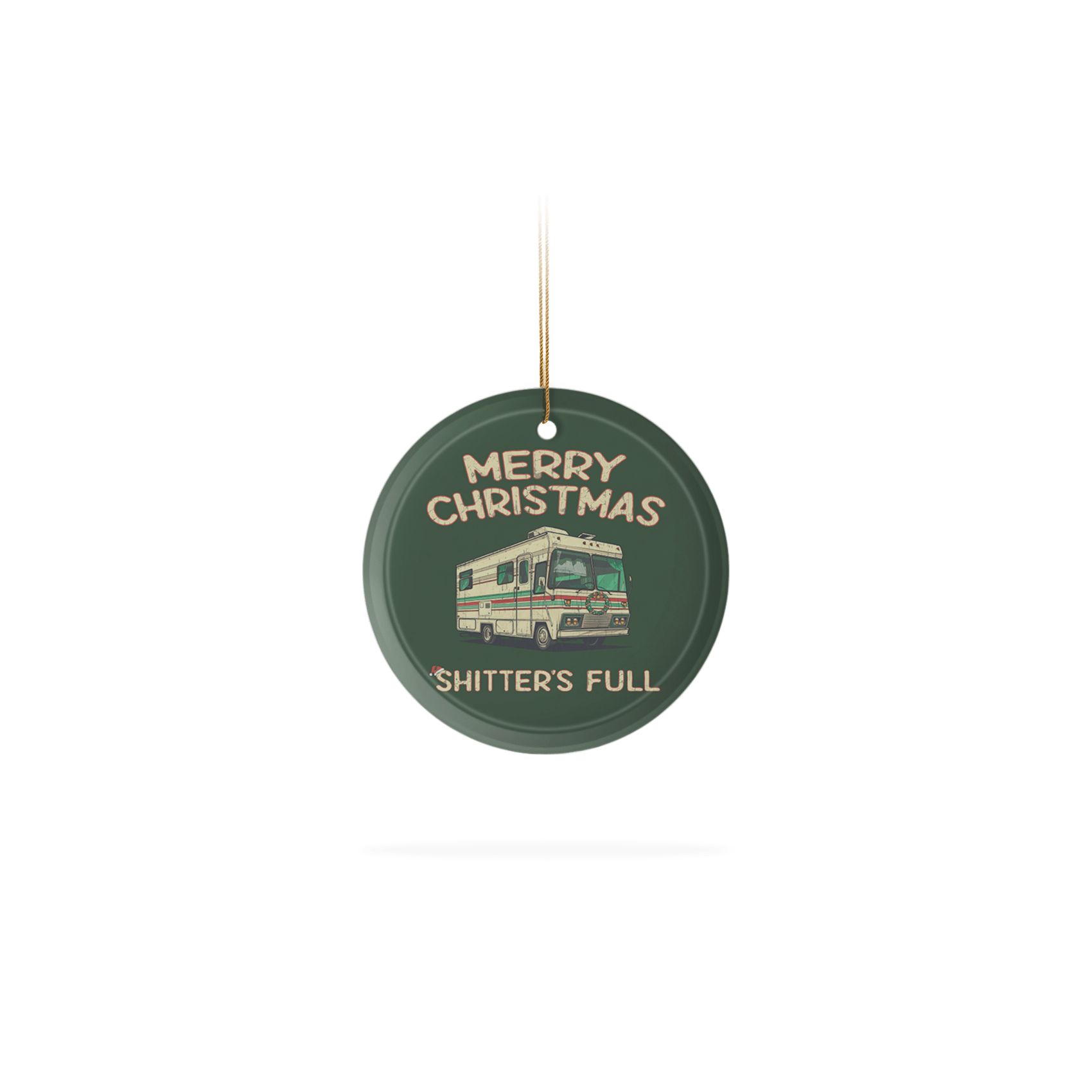 Frosted Glass Ornament 3.5"