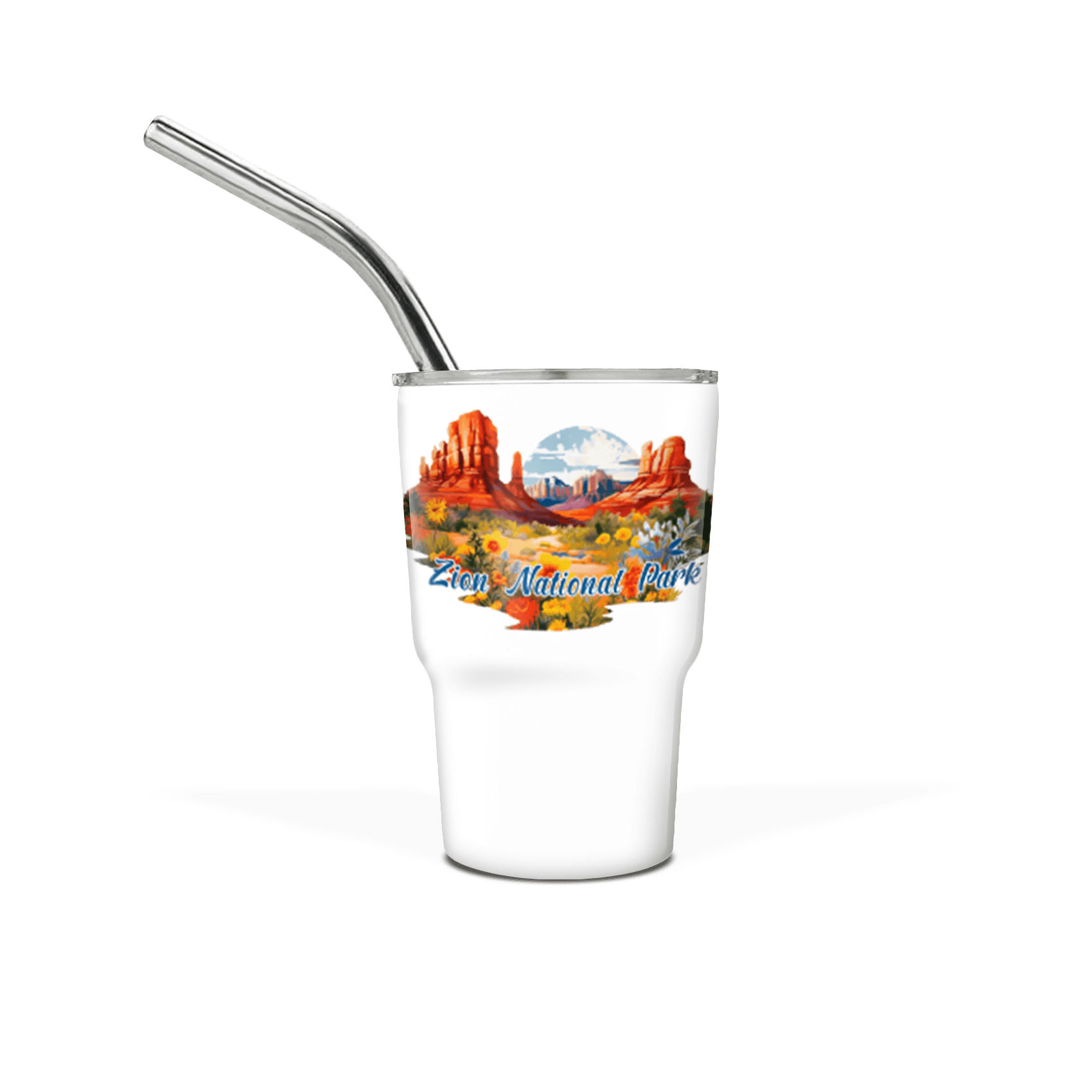Mini 3 oz Tumbler with Straw