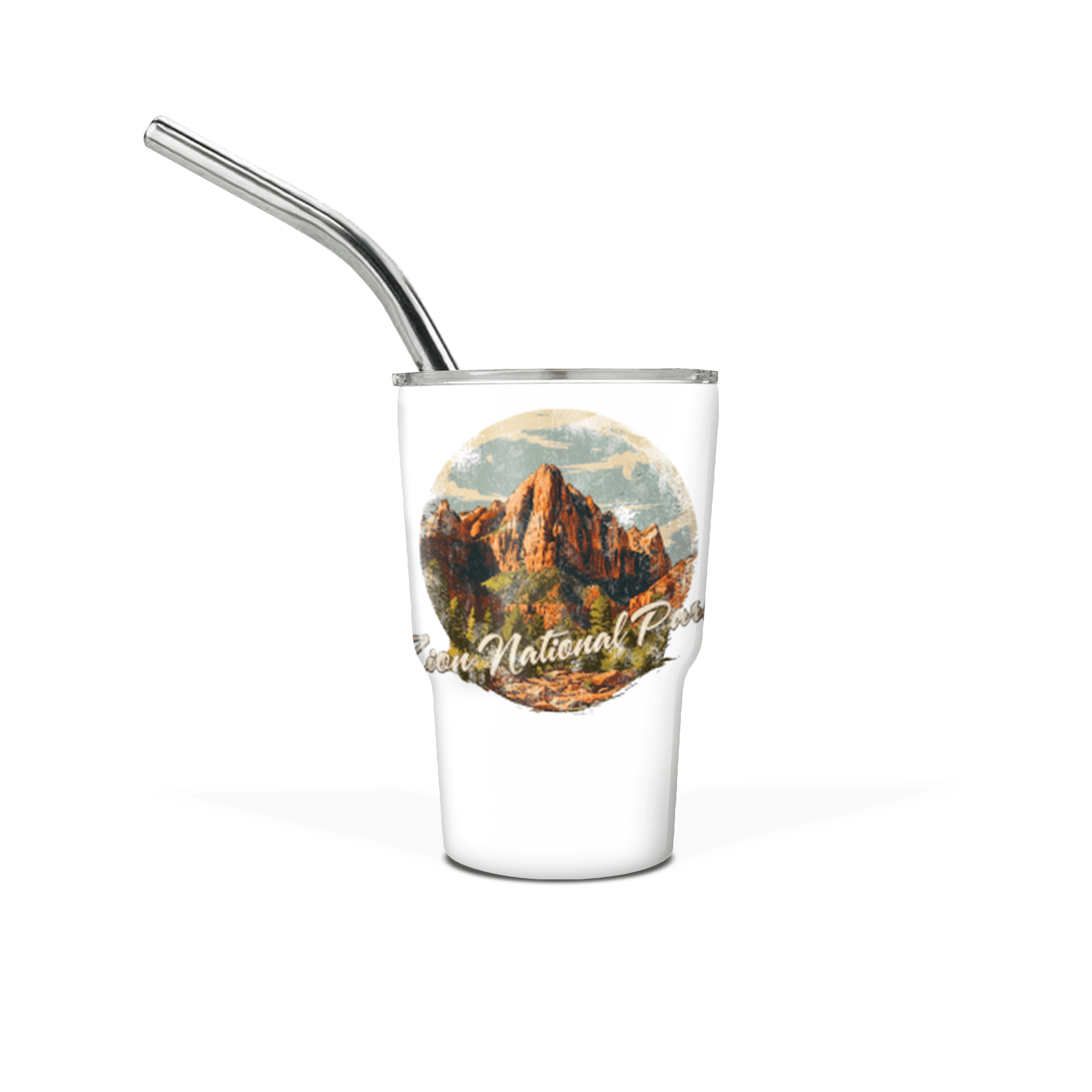 Mini 3 oz Tumbler with Straw